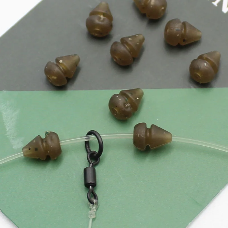 30PCS Carp Fishing Accessories Carp Fishing Beads Heli Chod Beads for Helicopter Rigs Carp Fishing Terminal Tackle