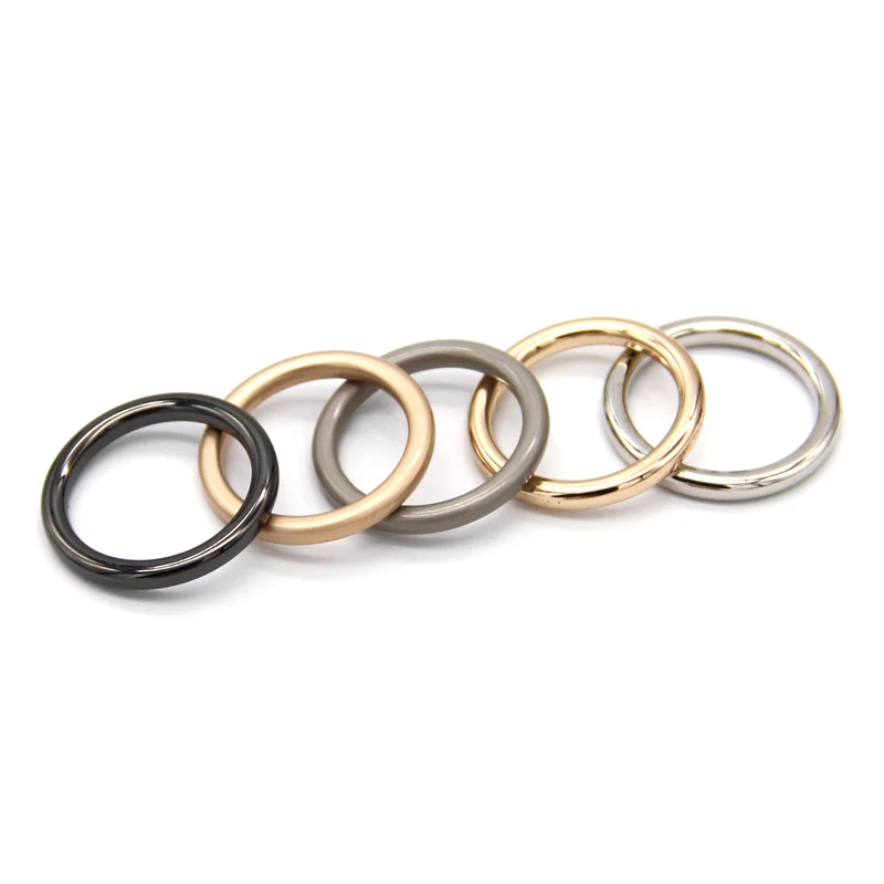 HENGC Large Round Metal O Ring Buckles Clasp Web For Leather Belt Shoes Bags Garment High Quality Sewing DIY Crafts Wholesale