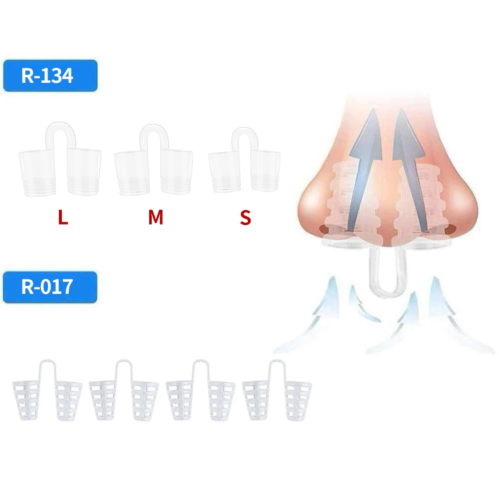 1/3/4PCS /set Anti Snoring Devices Professional Snoring Solution Snore Stopper Nose Vents Snore Nasal Dilators For Better Sleep