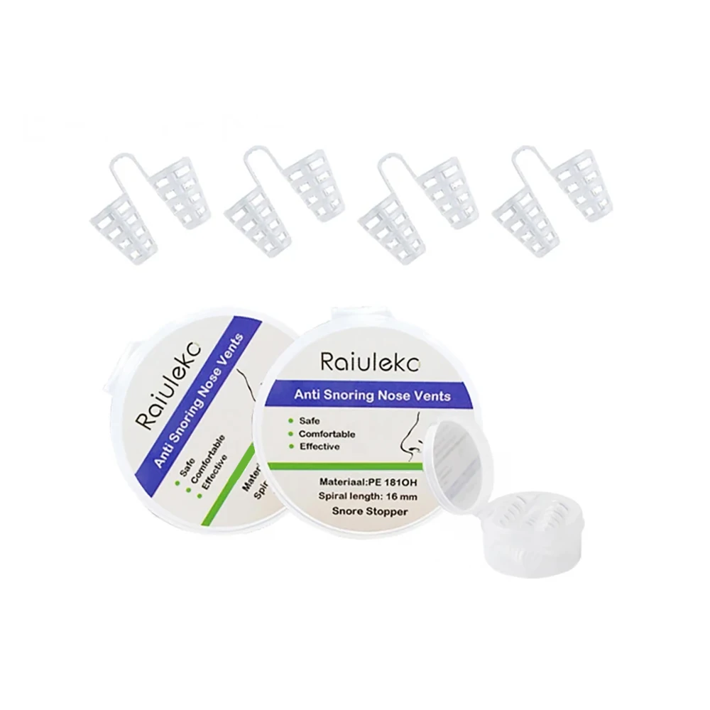 1/3/4PCS /set Anti Snoring Devices Professional Snoring Solution Snore Stopper Nose Vents Snore Nasal Dilators For Better Sleep