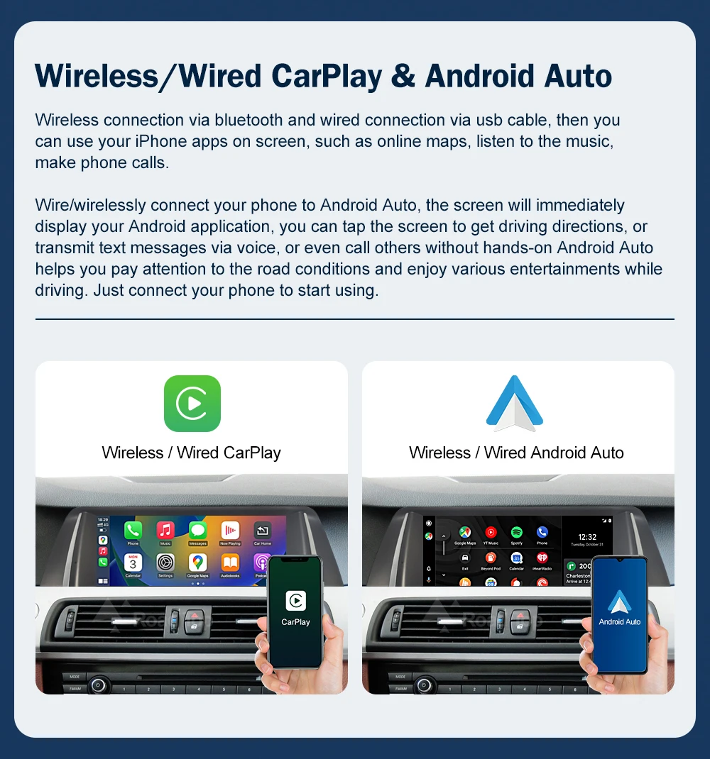 10.25 1920*720 Multimedia Display For BMW 5 Series F10 F11 2011-2017 CIC NBT Touch Screen Wireless Carplay Android auto