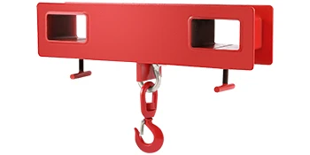 SucceBuy Forklift Lifting Hoist Swivel Hook Mobile Crane 4400 lbs 2 Ton Lift Mobile Crane Attachments for Garage Workshop