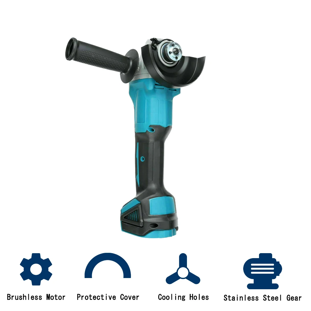 125mm Brushless Electric Angle Grinder Combo Kit Impact Wrench Power Tool For Makita 18V Battery Cordless Power Tool Set