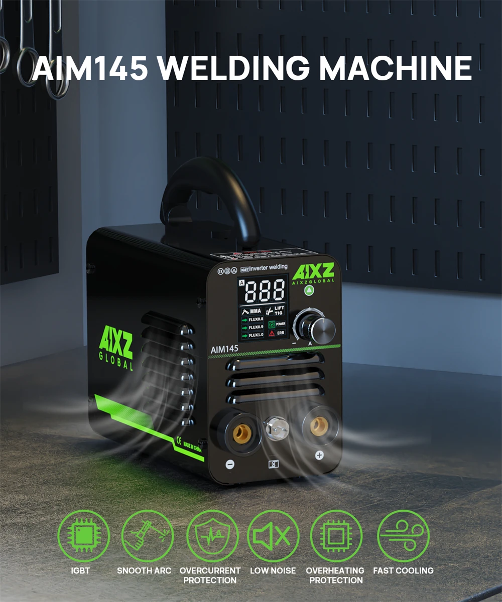 AIXZ 145A 3 in 1 Welding Machine Lift TIG/ARC MMA Welders MINI IGBT Inverter Welding With Spool Gun Protable Home Welder Tool