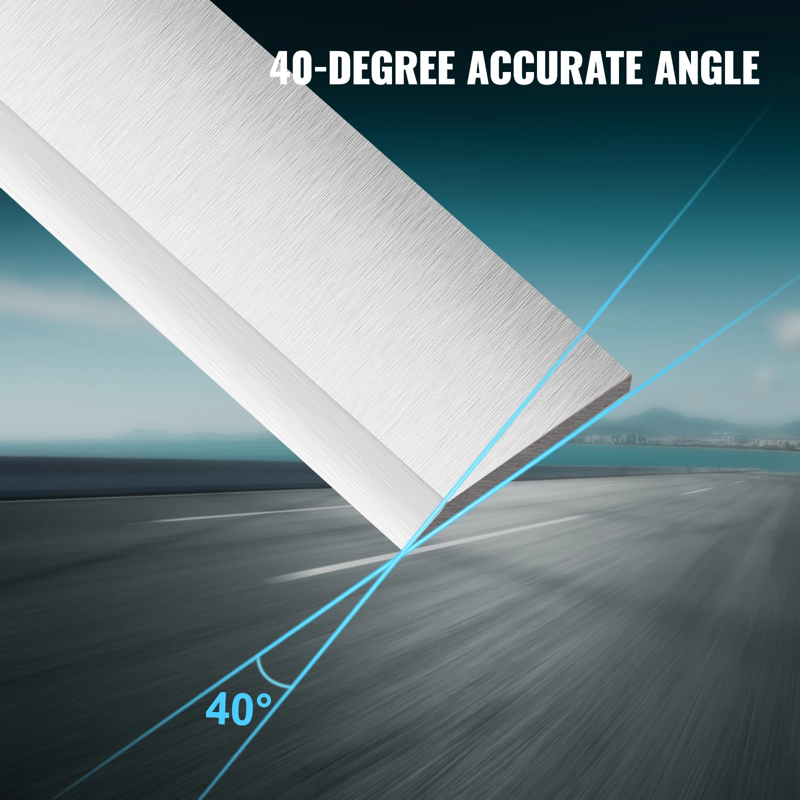 SucceBuy Planer Blades 13 inch 2mm Thickened High Speed Steel Replacement HRC55-60 Hardness Suit for 13in/12.5in Benchtop Planer