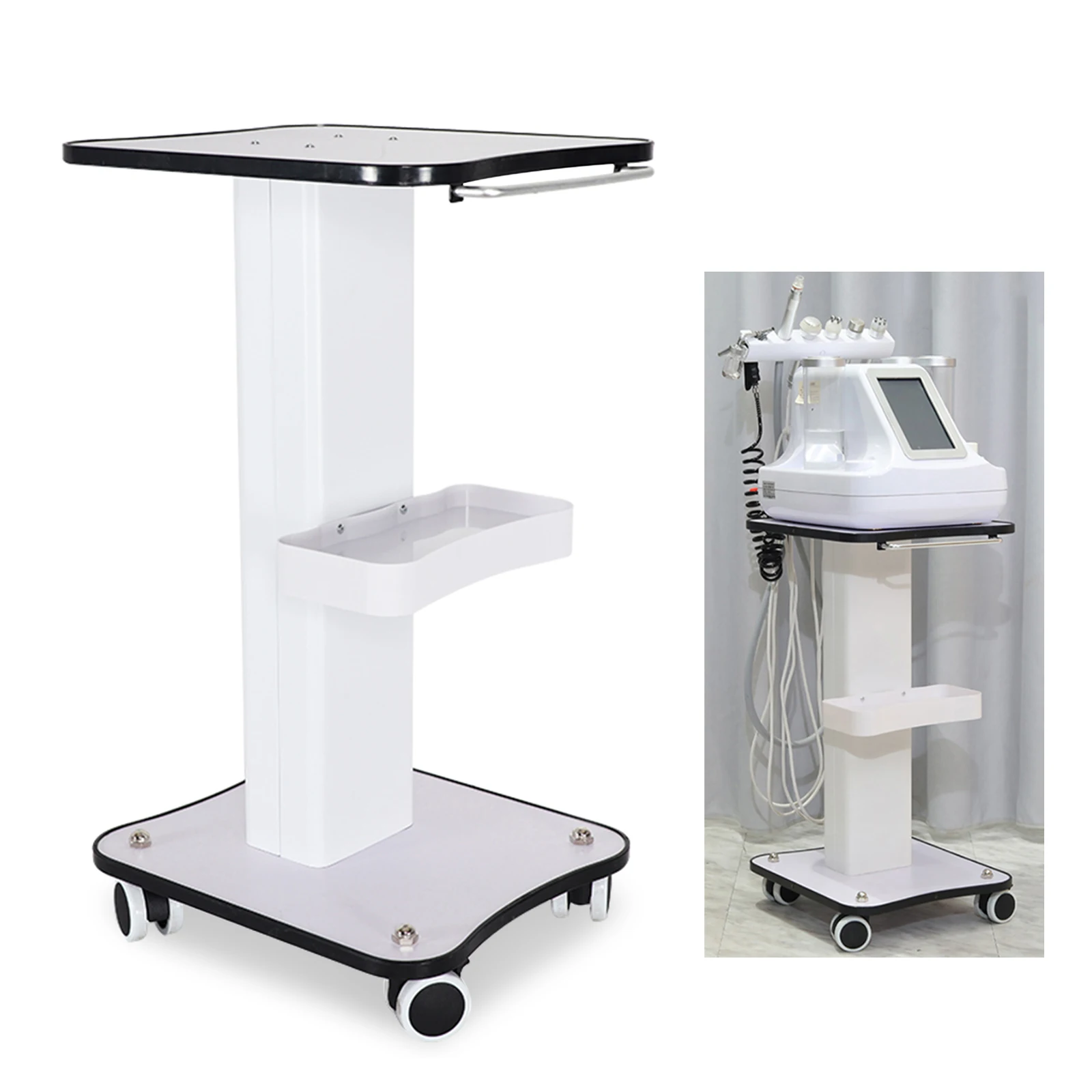 Salon Trolley Mobile Hairdressing and Beauty Trolley Spa Cart Max Load 40Kg