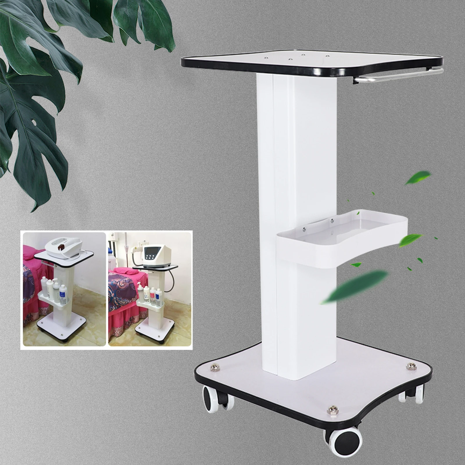 Salon Trolley Mobile Hairdressing and Beauty Trolley Spa Cart Max Load 40Kg