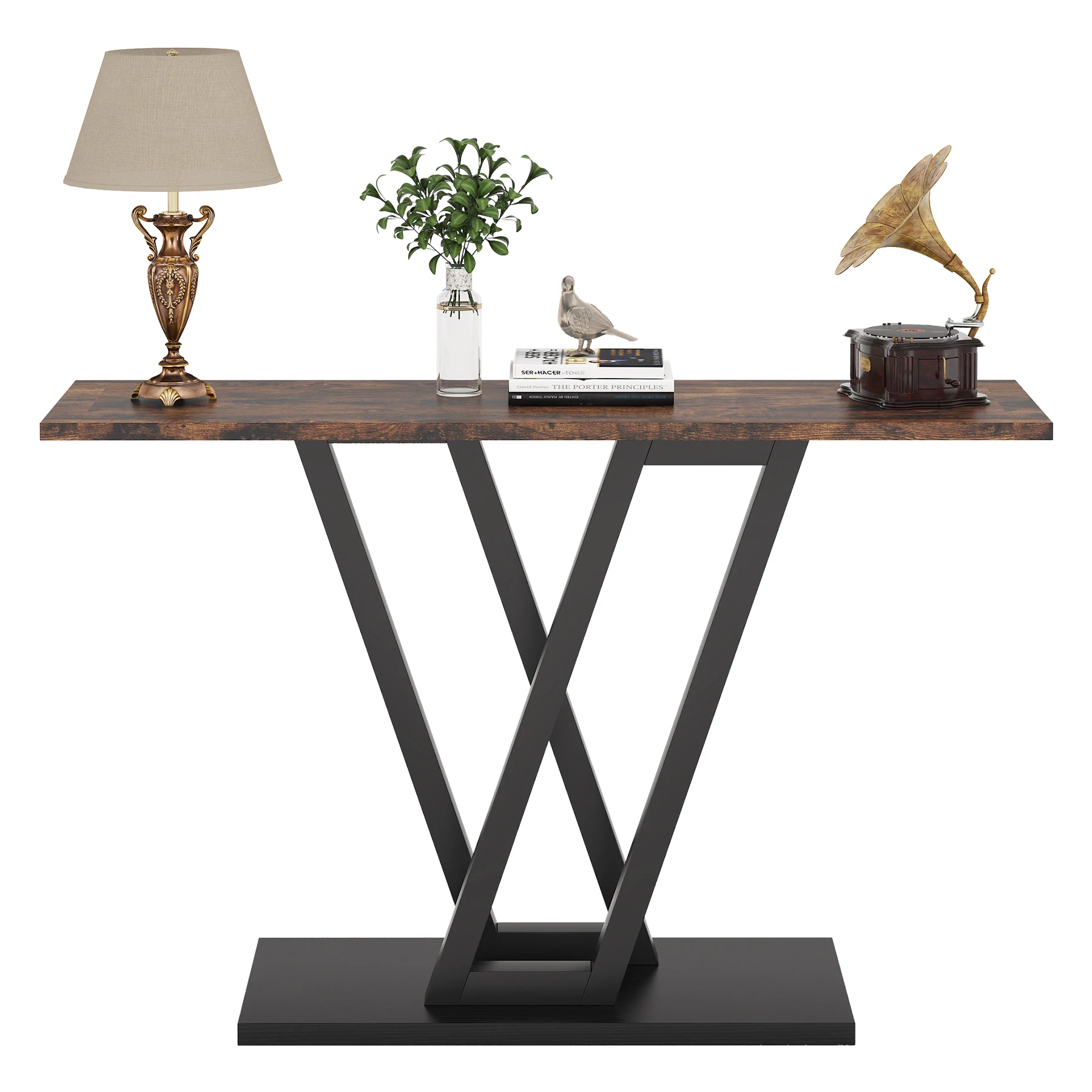 Tribesigns 43 Inch Console Table Industrial Entryway Hallway Table Living Room Furniture