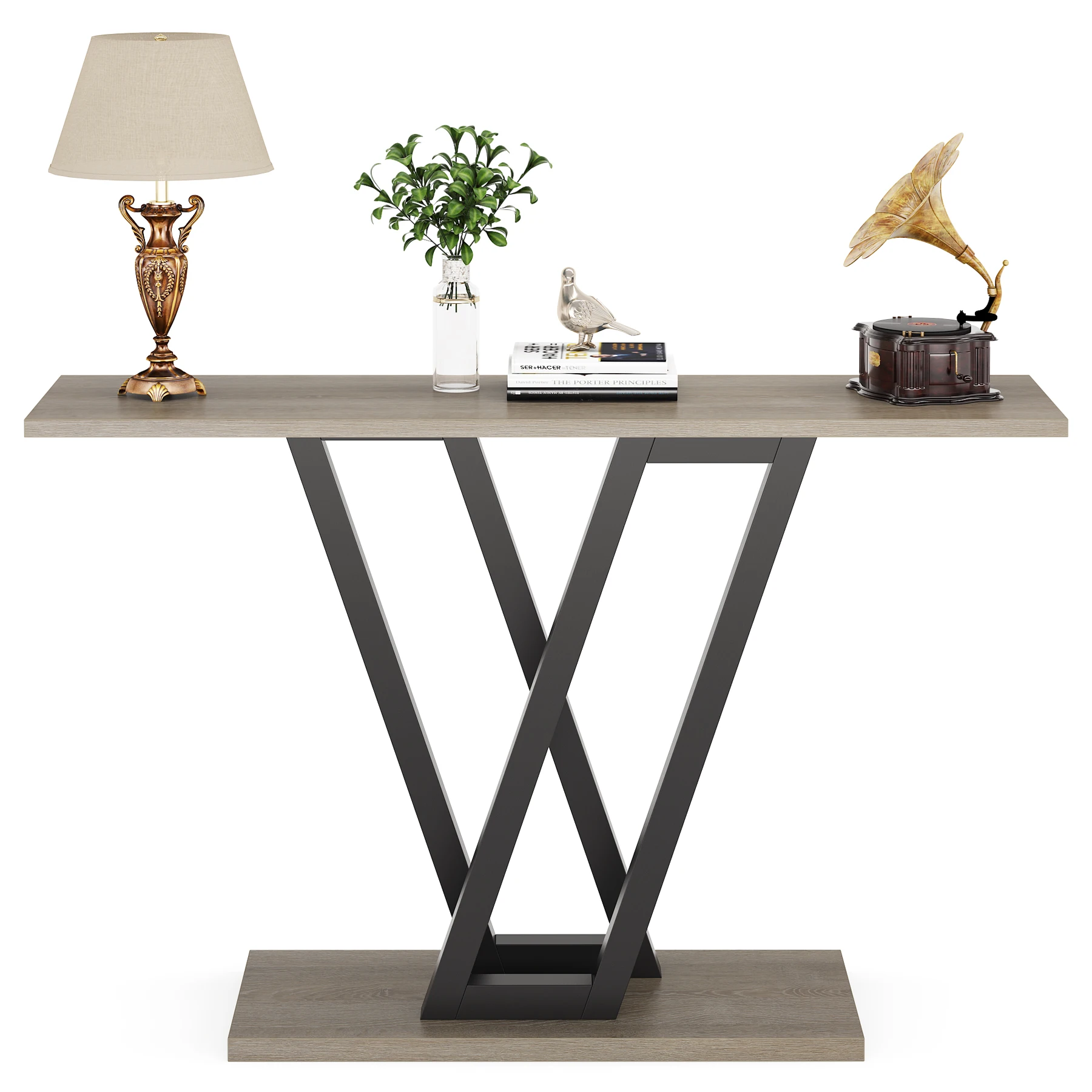 Tribesigns 43 Inch Console Table Industrial Entryway Hallway Table Living Room Furniture