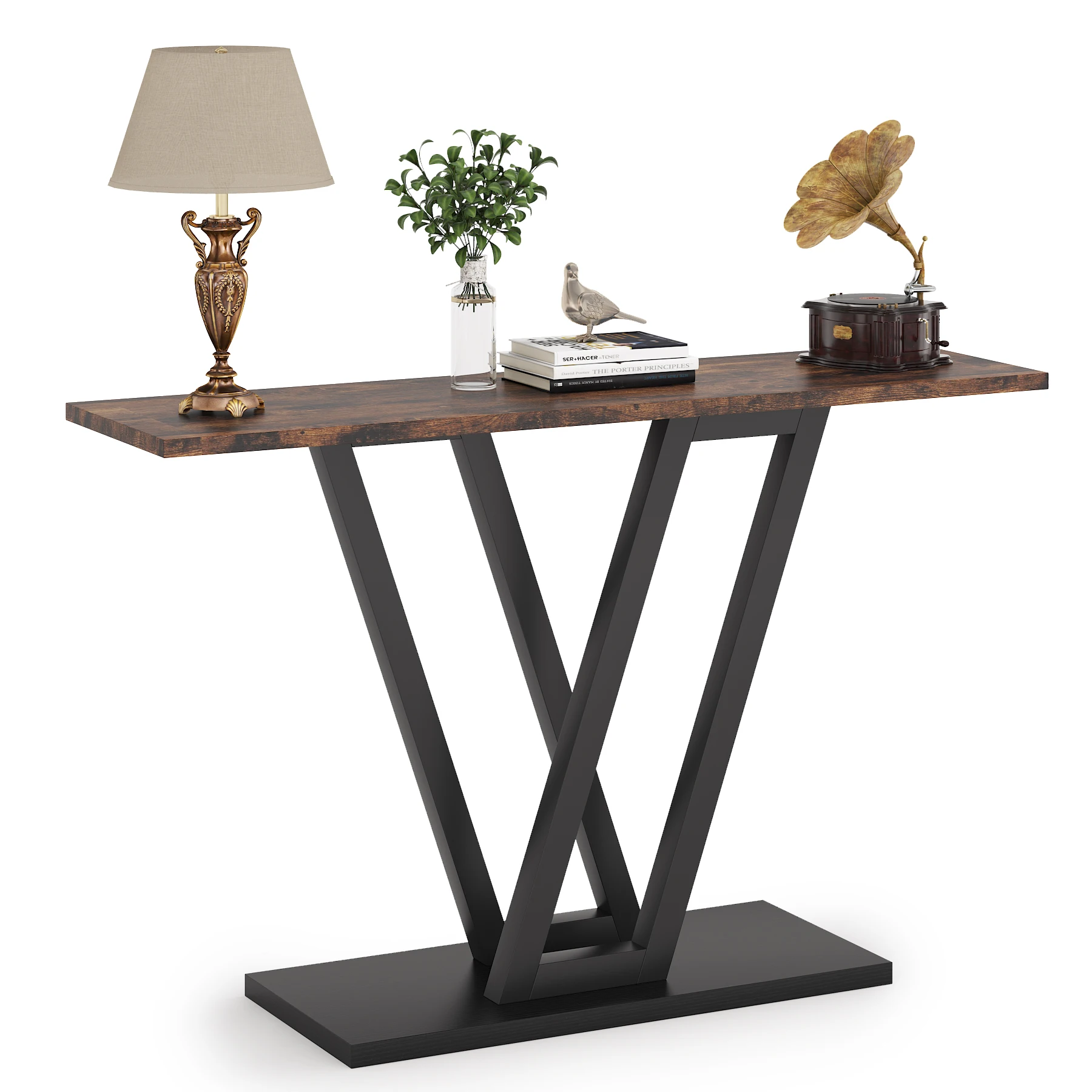 Tribesigns 43 Inch Console Table Industrial Entryway Hallway Table Living Room Furniture
