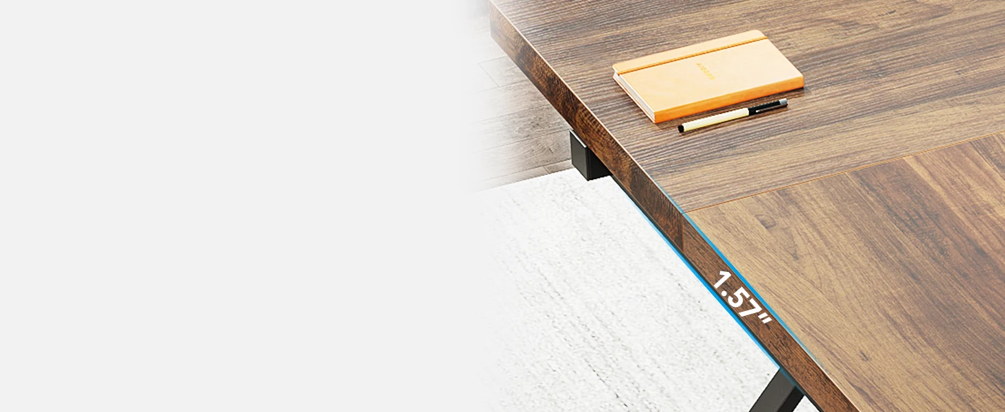 Tribesigns 70.8-Inch Executive Desk, Large Computer Office Desk Workstation, Modern Simple Style Laptop Desk Study Writing Table
