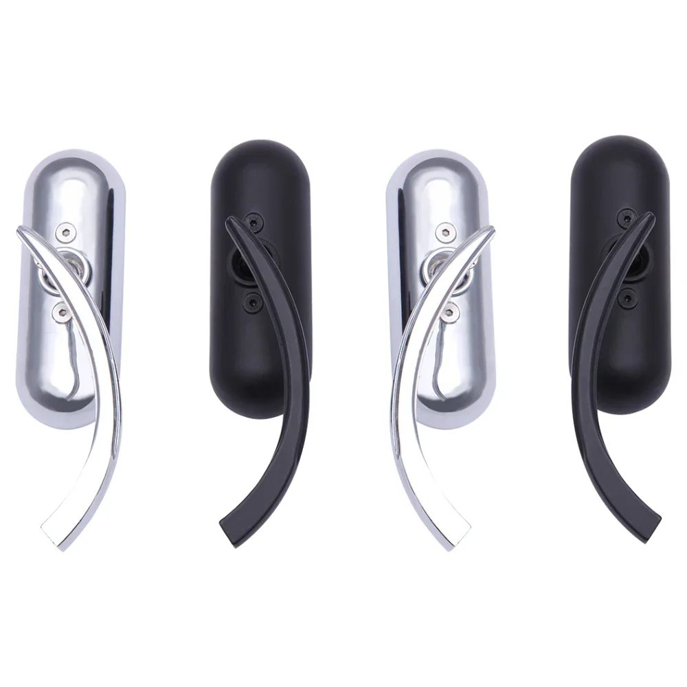 Motorcycle Rearview Mirror Square Oval Side Mirror For Harley Touring Electra Glide Dyna Fatboy Softail Breakout Sportster