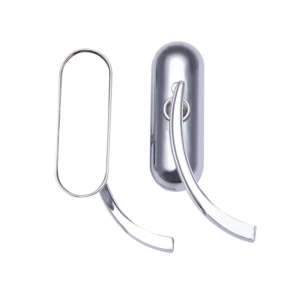 Motorcycle Rearview Mirror Square Oval Side Mirror For Harley Touring Electra Glide Dyna Fatboy Softail Breakout Sportster