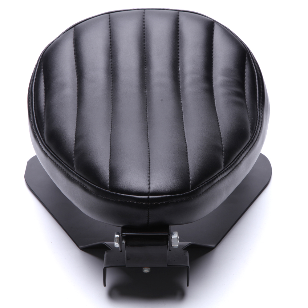 1 SET Motorcycle Retro Leather Solo Seat 3" Spring Bracket For Harley Custom Chopper Sportster Bobber Honda Yamaha Kawasaki