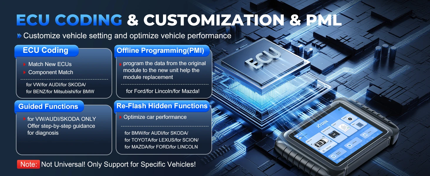 XTOOL D8S V2.0 Automotive Diagnostic Tool Online ECU Coding Topology Map Key Programming Car Scanner with 42+ Resets FCA CAN FD