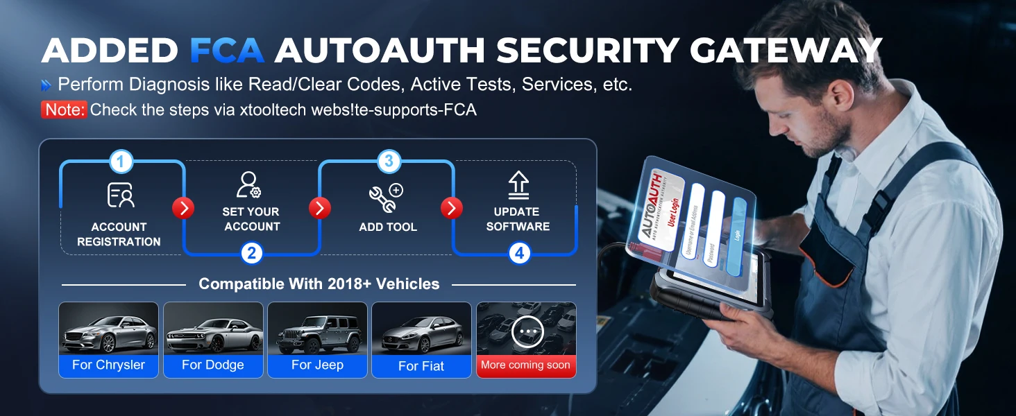 XTOOL D8S V2.0 Automotive Diagnostic Tool Online ECU Coding Topology Map Key Programming Car Scanner with 42+ Resets FCA CAN FD