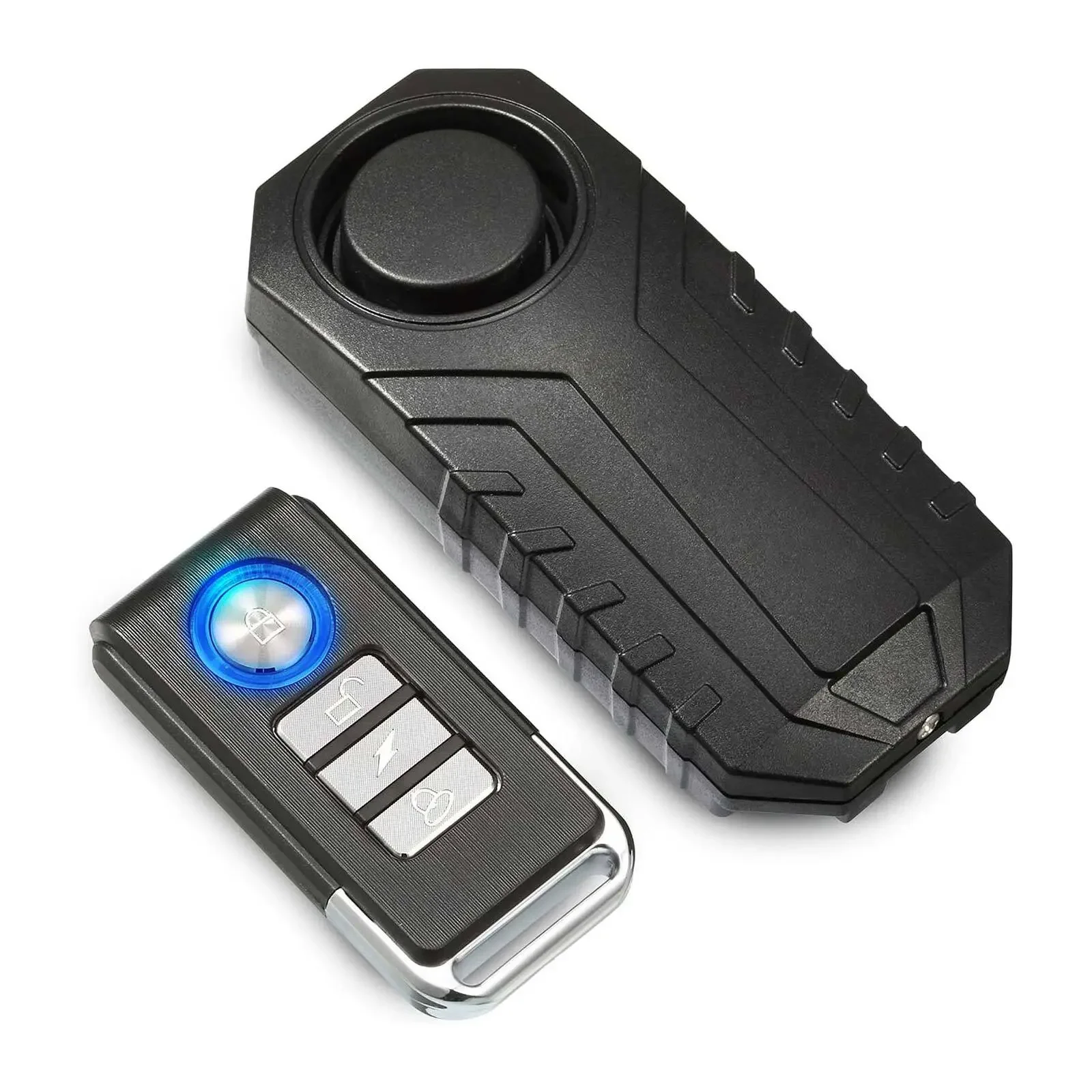 Bike Alarm Horn with Remote Loud 113dB Vibration Sensor Waterproof for Motorcycle Bicycle scooter