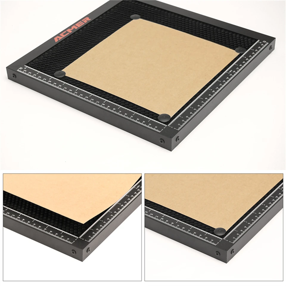 ACMER Laser Honeycomb Working Table Desktop Protection Heat Dissipation Universal Honeycomb Panel 400x400/440x440/500x500mm