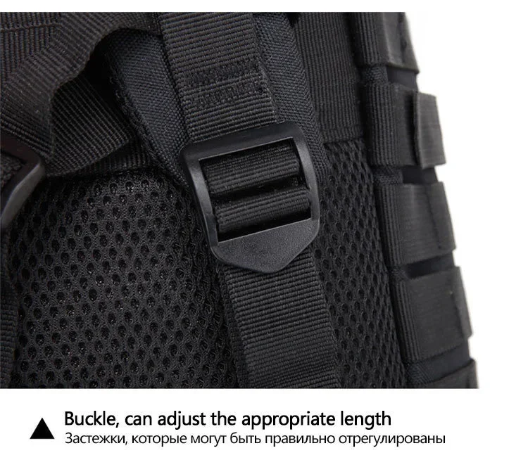 45L Man Tactical Backpacks Outdoor Traveling Bags Outdoor 3P School Pack EDC Molle Pack For Trekking Hunting Bag