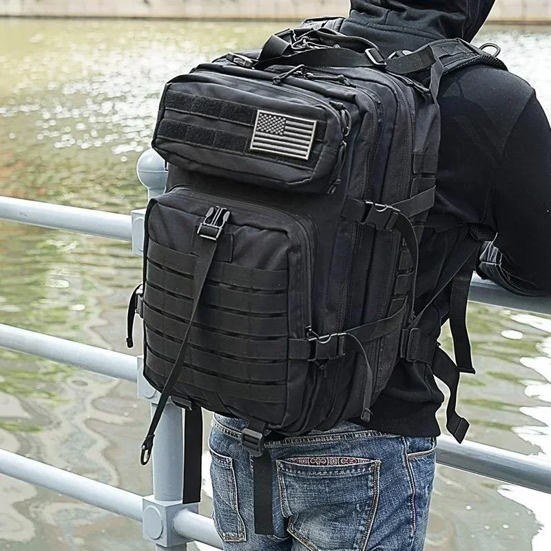 45L Man Tactical Backpacks Outdoor Traveling Bags Outdoor 3P School Pack EDC Molle Pack For Trekking Hunting Bag
