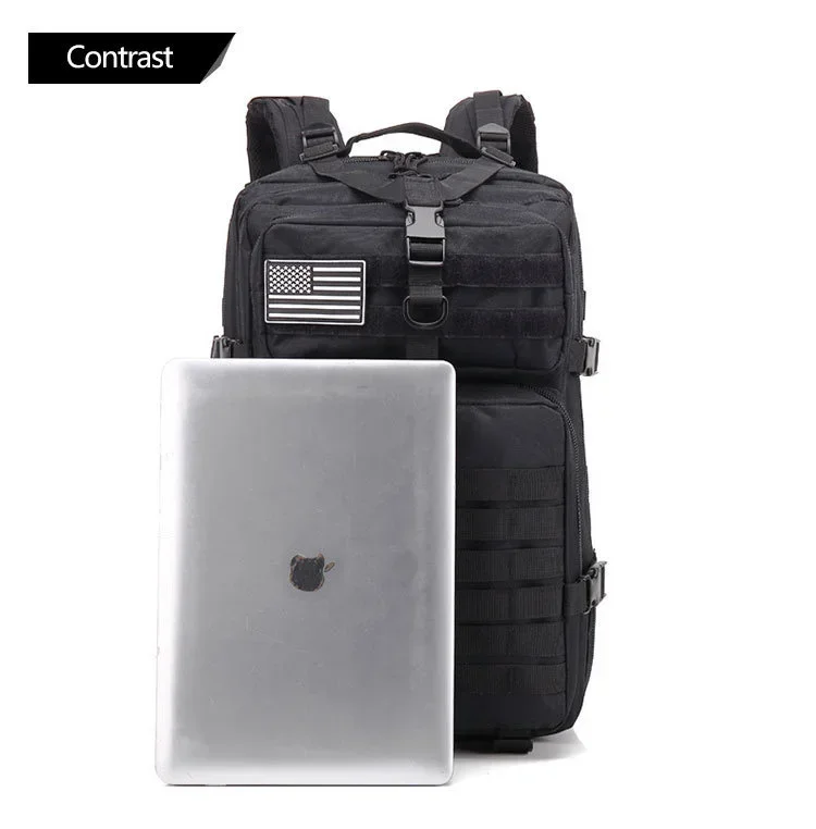 45L Man Tactical Backpacks Outdoor Traveling Bags Outdoor 3P School Pack EDC Molle Pack For Trekking Hunting Bag