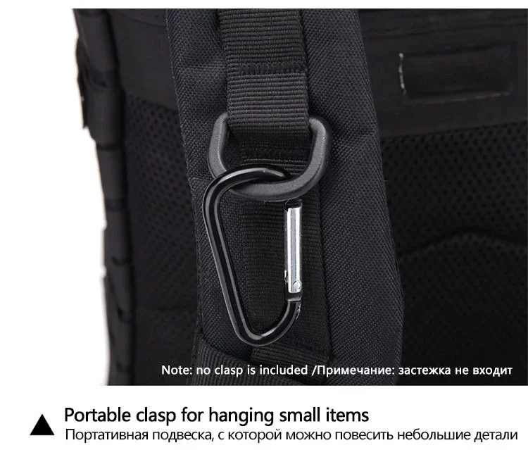 45L Man Tactical Backpacks Outdoor Traveling Bags Outdoor 3P School Pack EDC Molle Pack For Trekking Hunting Bag