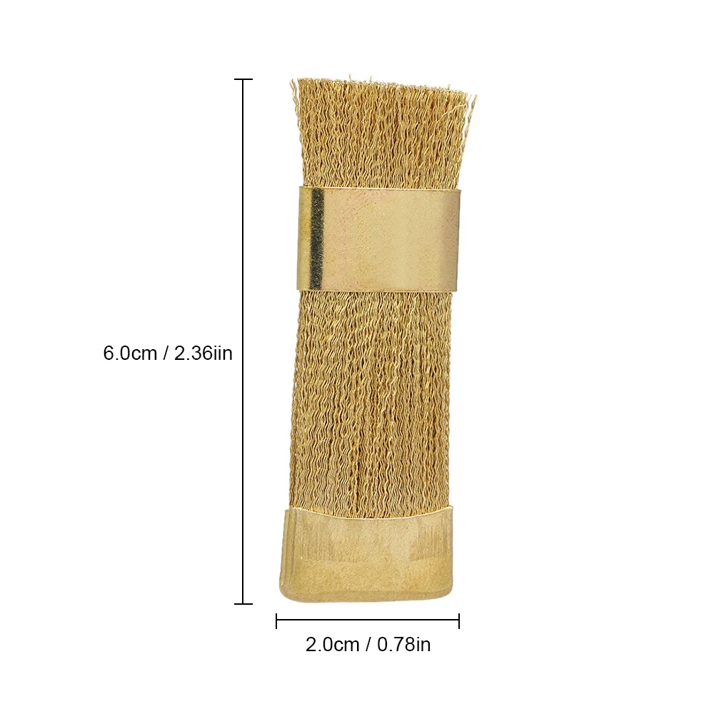 1pc Nail Drill Bit Cleaning Brush Portable Electric Manicure Drills Copper Wire Drill Brusher Cleaner DIY Nail Art Accessories