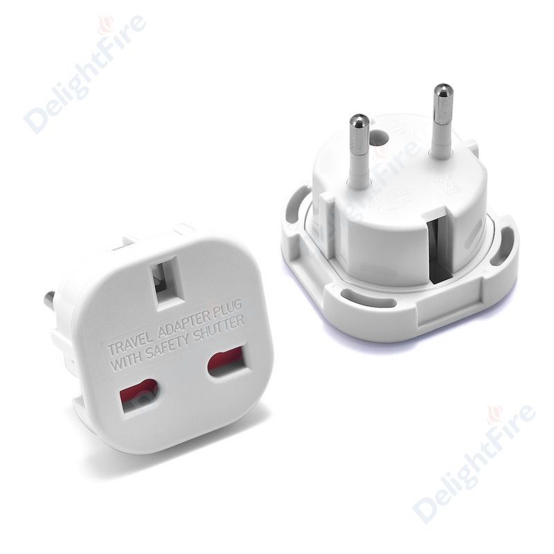 1pcs UK to EU Socket Adapter 220V Euro Travel Plug Converter AC Wall Charger Power Adapter UK British Adapter Electrical Outlets