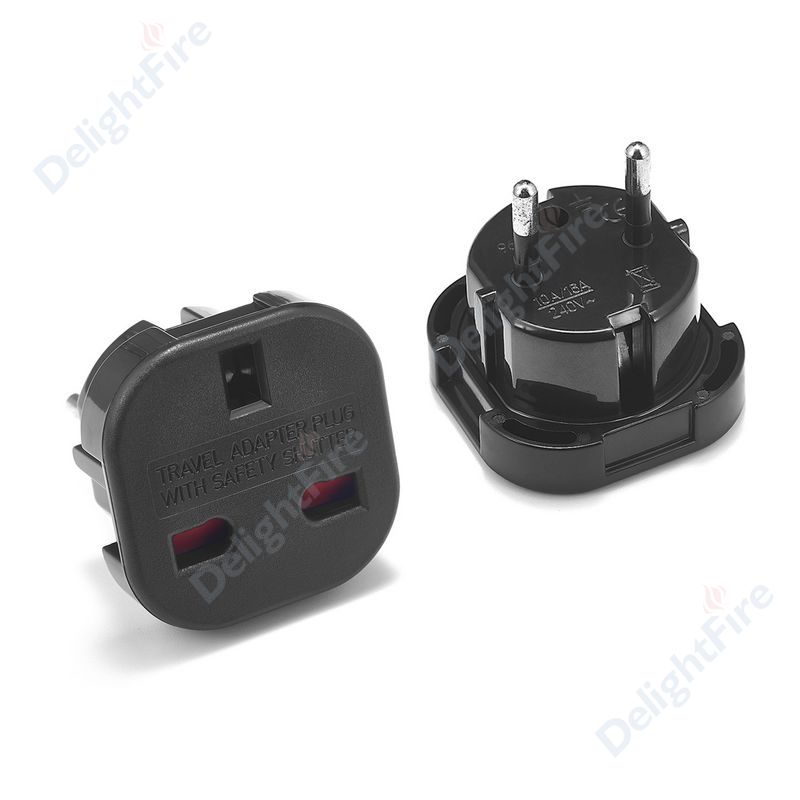 1pcs UK to EU Socket Adapter 220V Euro Travel Plug Converter AC Wall Charger Power Adapter UK British Adapter Electrical Outlets