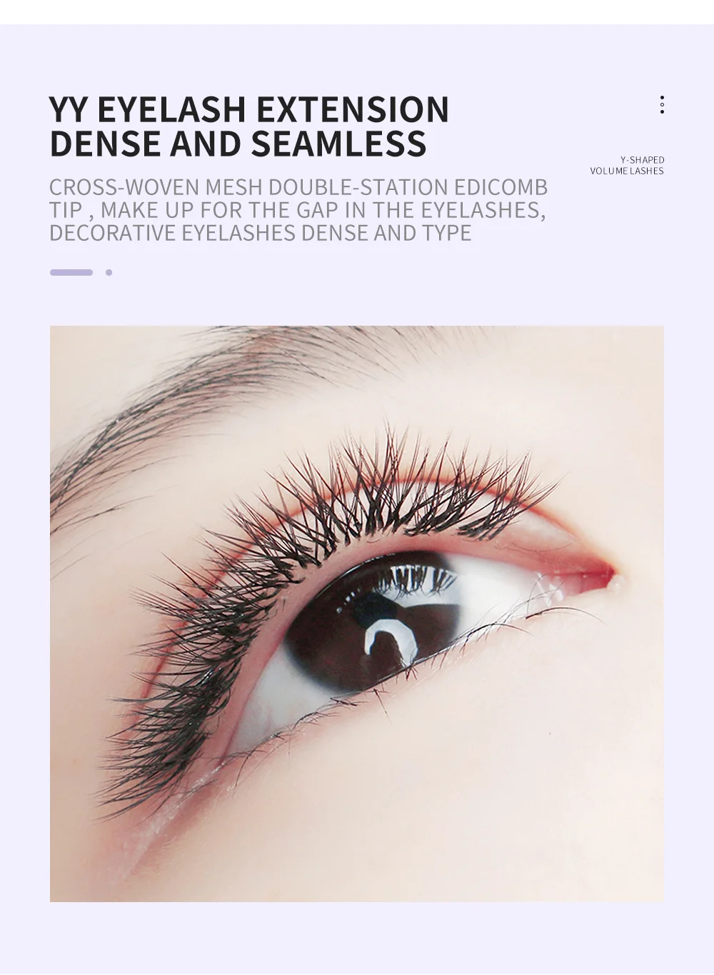 NATUHANA YY Shape Eyelash Extensions C/D Curl Black Brown Y Lashes Premade Volume Fans Individual Eyelashes Supplies Makeup