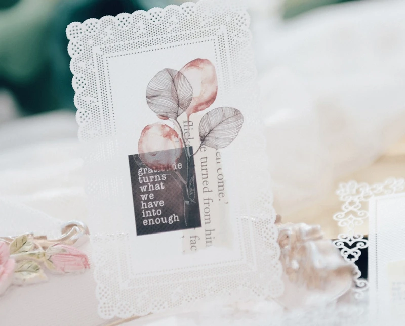 Aesthetic Scrapbooking Rub On Stickers Vintage DIY Journal Transfer Sticker Diary Photo Album Decoration Hobby Craft Supplies