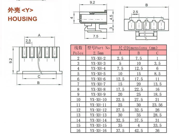 50pcs 1.0mm 1.25mm 1.5mm 2.0mm 2.54mm SH JST PH XH Housing Shell Connector 2/3/4/5/6/7/8/9/10P 1.0 1.25 2.0 2.54 Plastic Plugs