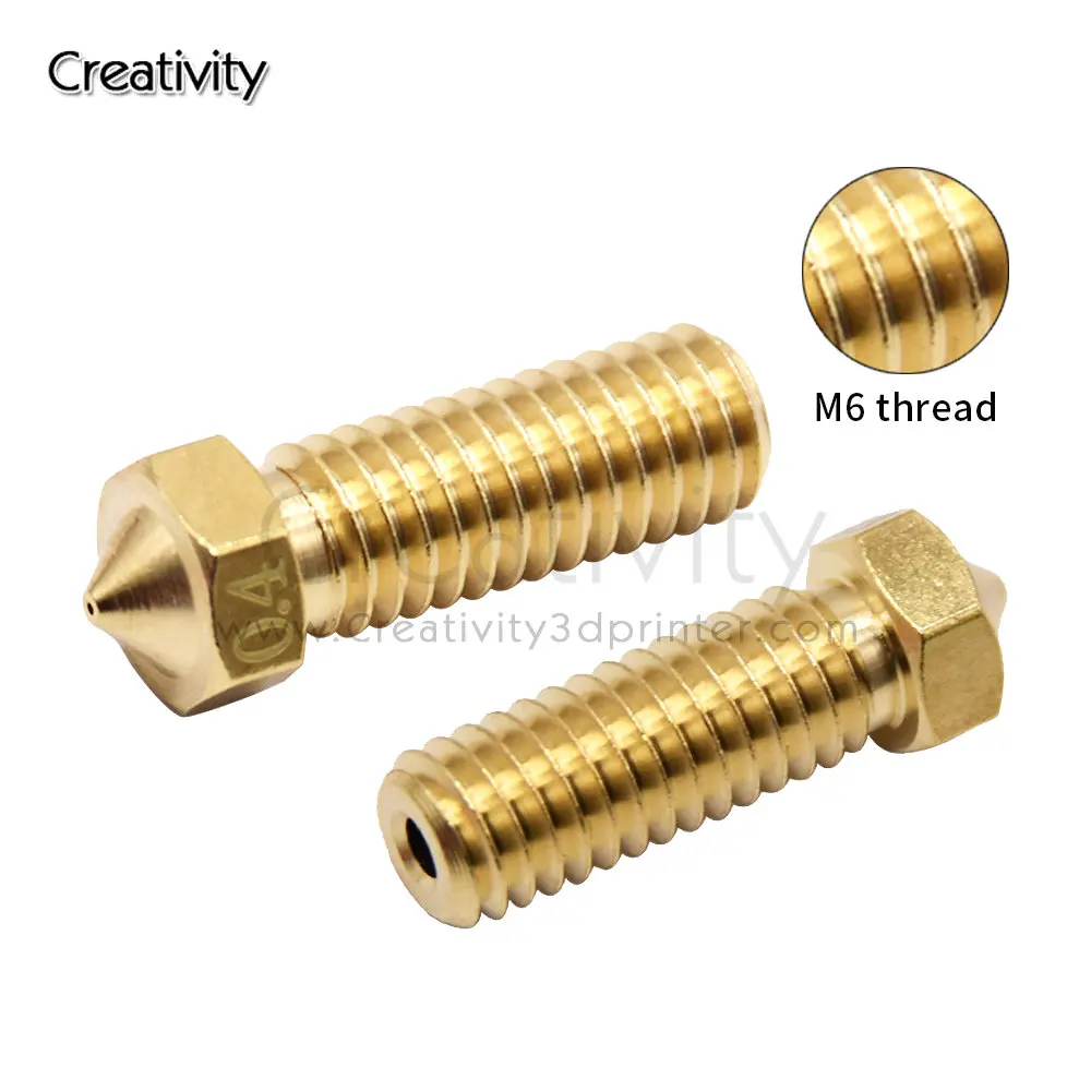 Volcano Nozzle For Artillery Sidewinder X1& X2 Genius Pro, Anycubic Vyper Kobra Plus/Max, Voron M6 Thread Hotend Brass Nozzles