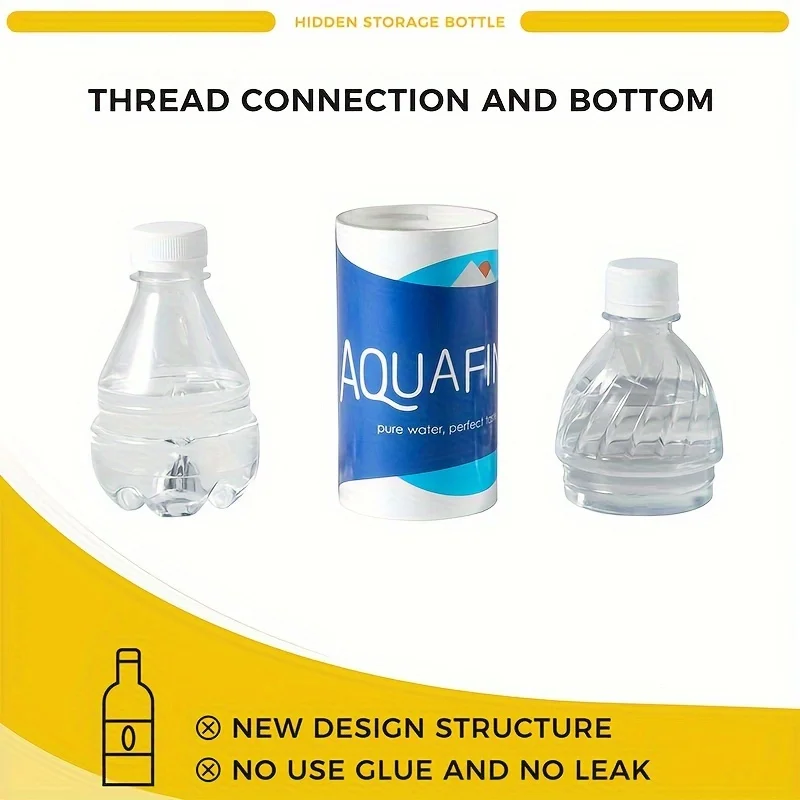 Aquafina Water Bottle Diversion Safe Can Stash Hidden Security Container With A Food Grade Smell Proof Bag