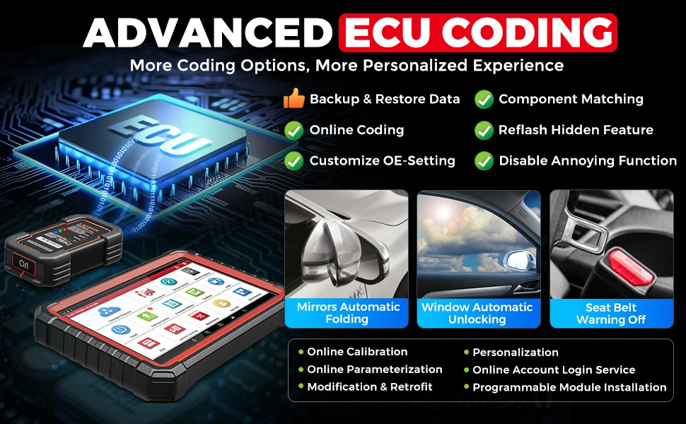 LAUNCH X431 PRO3S+ V5.0 10.1" Full system Automotive Diagnostic tools ECU Coding Active test obd2 scannner pk x431 pro v+