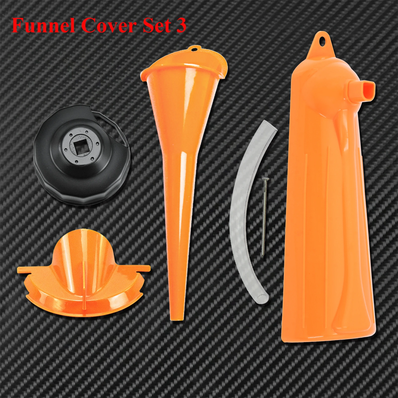 Motorcycle End Cap Style Oil Filter Wrench Oil Filter Funnel Filler Cover 1105 Sealing O-Ring For Harley Sportster Touring Dyna