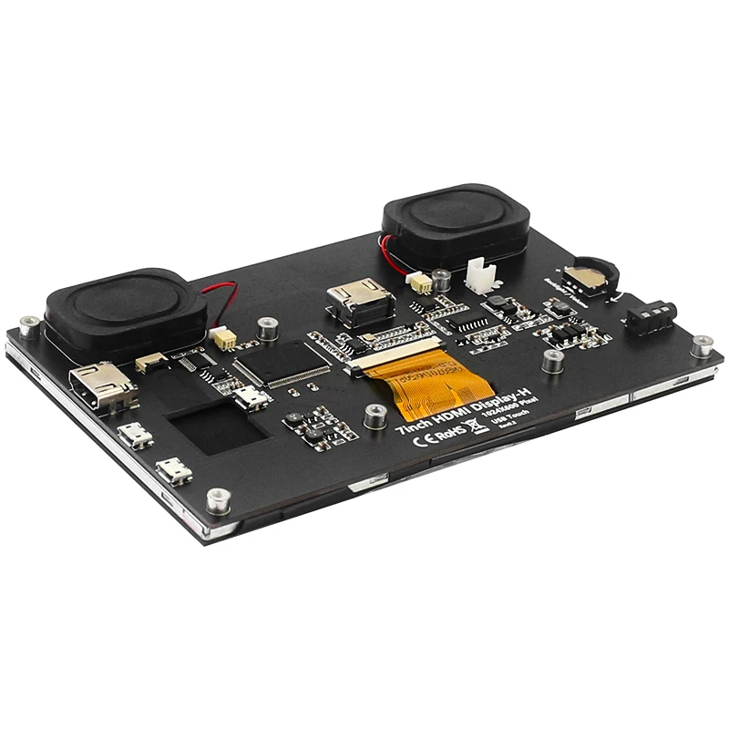 Raspberry Pi 5 7 Inch Touch Screen IPS 1024x600 HD LCD HDMI-compatible Display for RPI 4B 3B+ OPI 5 AIDA64 PC Secondary Screen