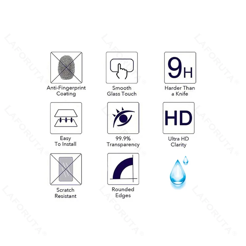 All Size Round Watches Tempered Glass Screen Protector Diameter 32 34 35 36 38 39 40 42 41 mm Protective Film For Smart Watch
