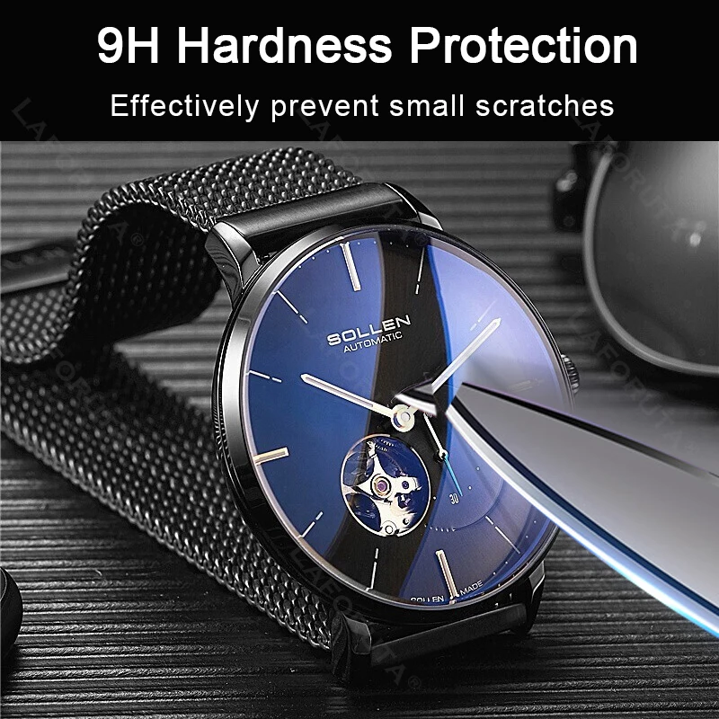 All Size Round Watches Tempered Glass Screen Protector Diameter 32 34 35 36 38 39 40 42 41 mm Protective Film For Smart Watch