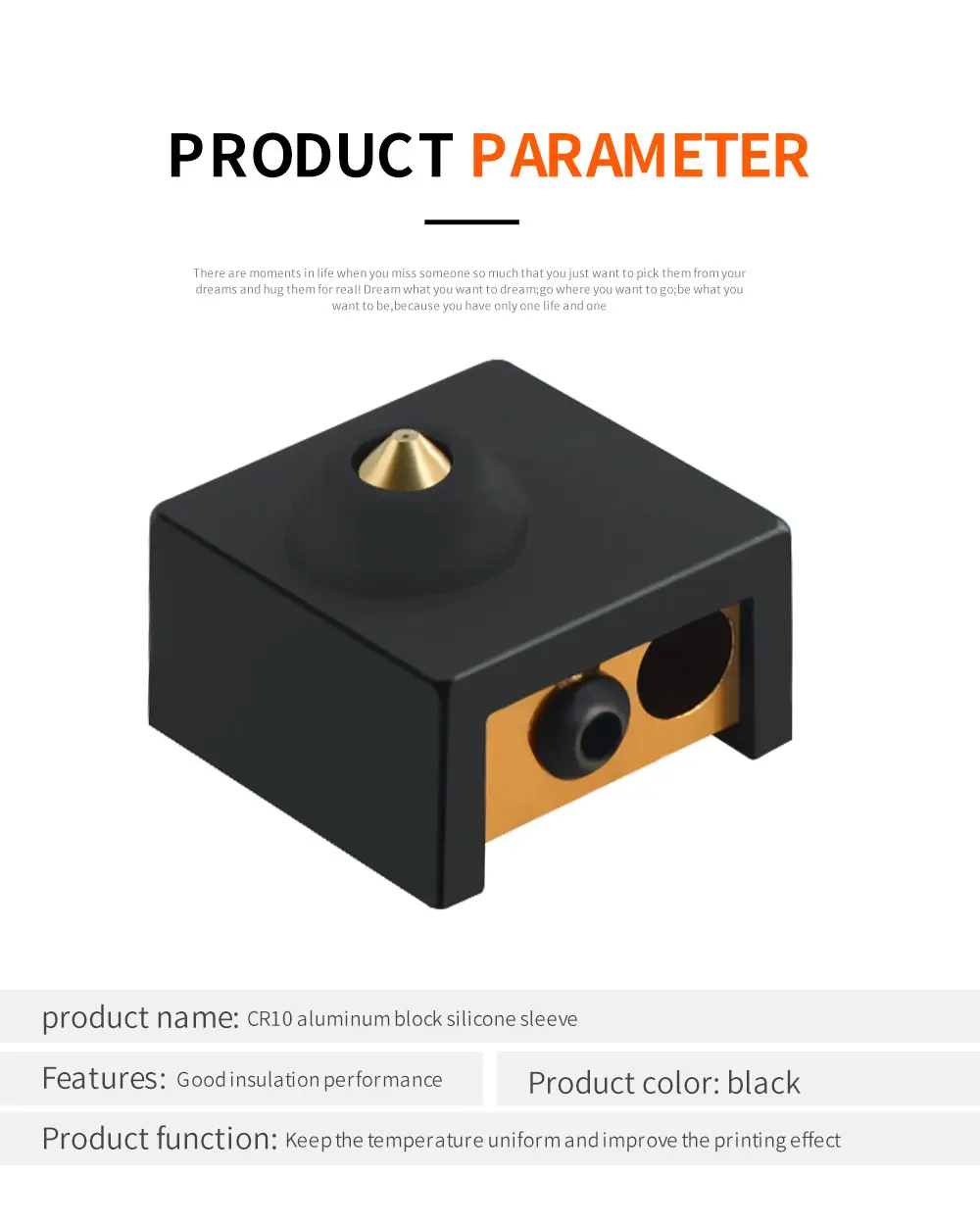 Printer Silicone Sock Fits MK7 MK8 MK10 Aluminum J-head Hotend Extruder Heater Block Cover for CR-10 Ender3