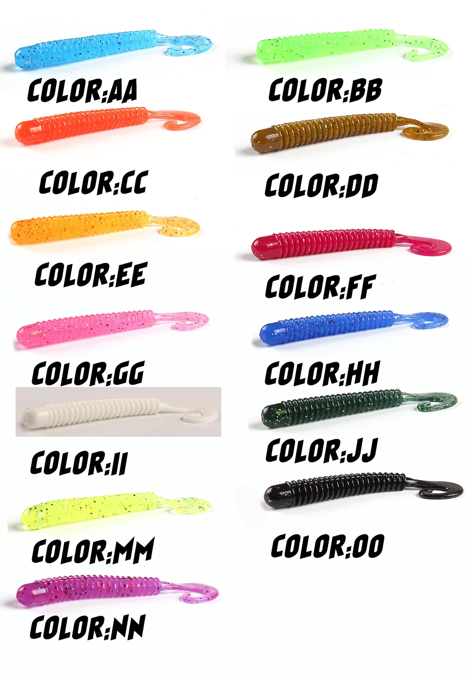 SUPERCONTINENTWobbler soft lure with tail, artificial bait ideal for bass fishing, 65mm, 45mm