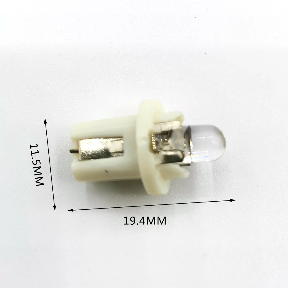 10Pcs/lot Multi Color T5 B8.5D SMD LED Car Light Automobiles Light-emitting Diode Instrument Dashboard Light Bulbs B8.5 DC 12V
