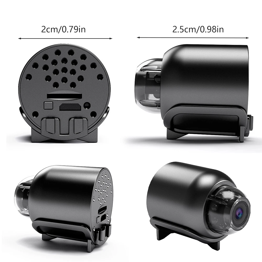 1080P HD Mini Wifi Camera Wireless Smart Home Security Surveillance Micro Camcorder 140° Angle Home IP Night Vision Monitor