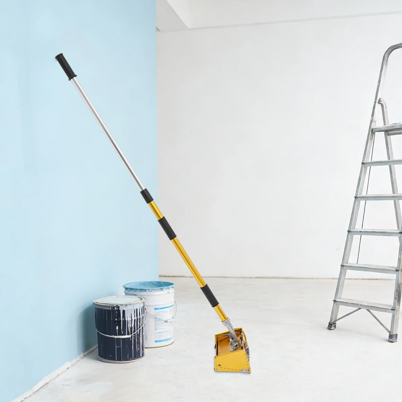 Smooth Finishing Professional Drywall Flat Box Gold-Flat Handle-Aluminum Precision Tools-Drywall Sheetrock Cleanable