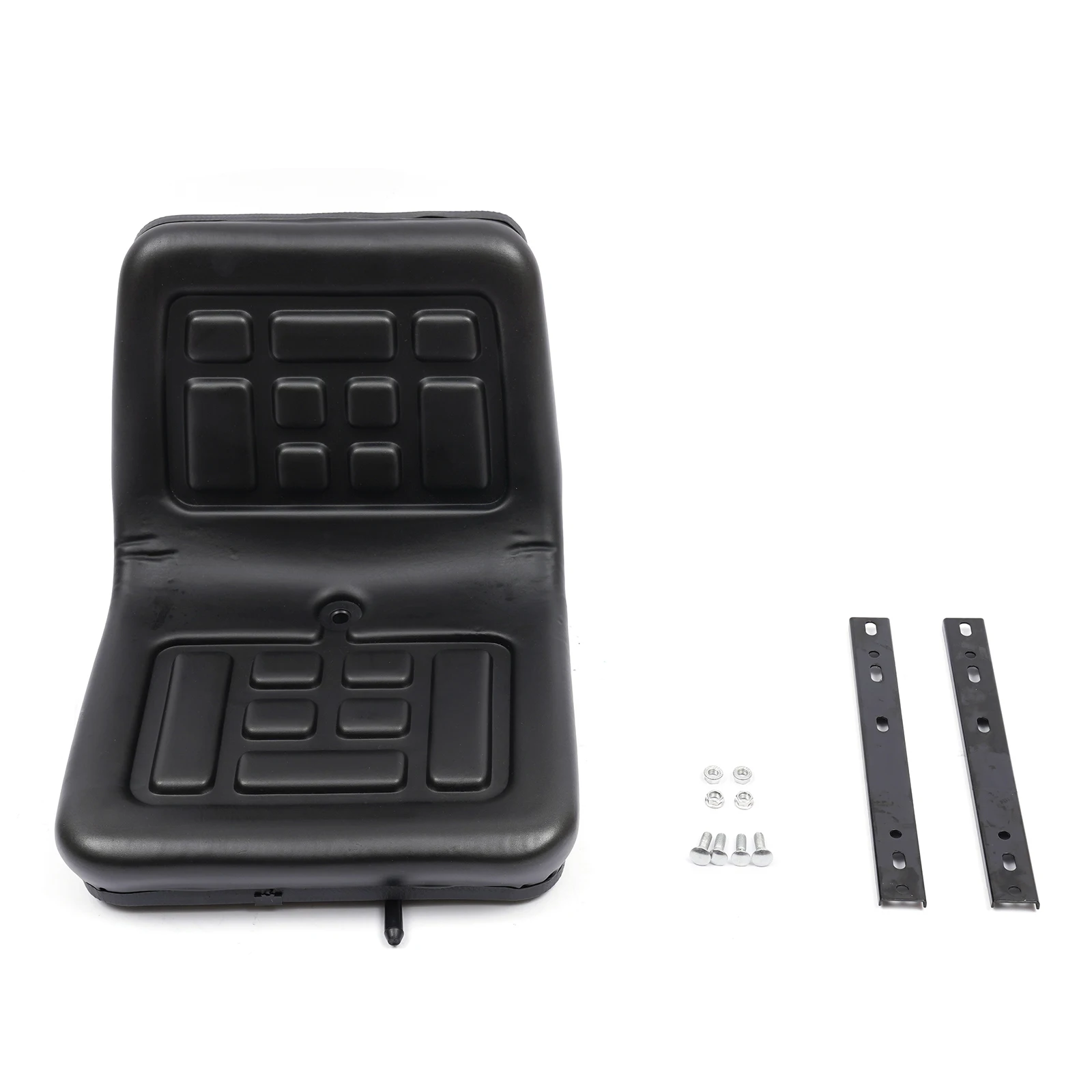 Tractor Seat Universal Forklift Seat Waterproof PU Material Horizontally Adjustable 36 x 35 x 30 cm