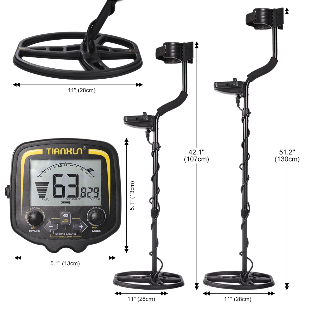 TX-850 Underground Metal Detector Professional Accuracy Scanner Search Finder Gold Detector 2.5m Depth Treasure Hunting Tool