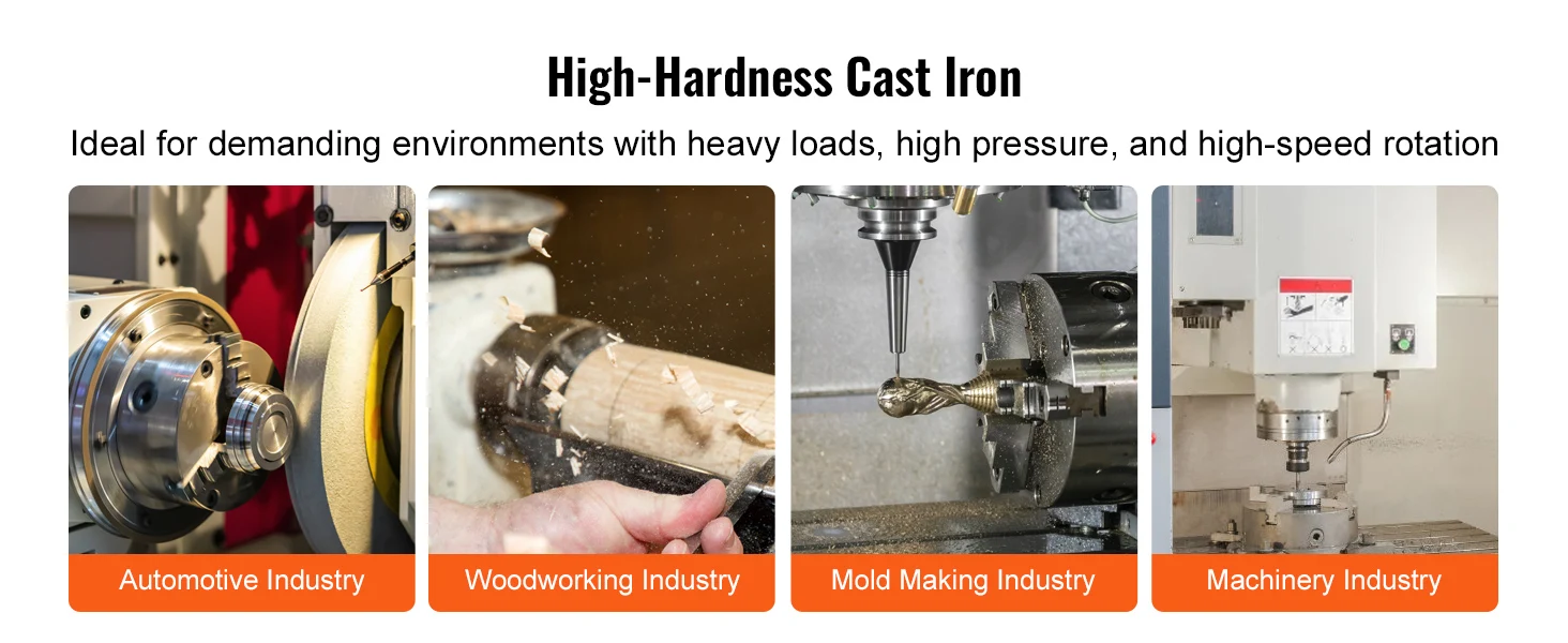 SucceBuy Precision Milling Rotary Table 4''/100mm Horizontal Vertical Model with 3-Jaw Chuck Indexing Tools for Milling Machines