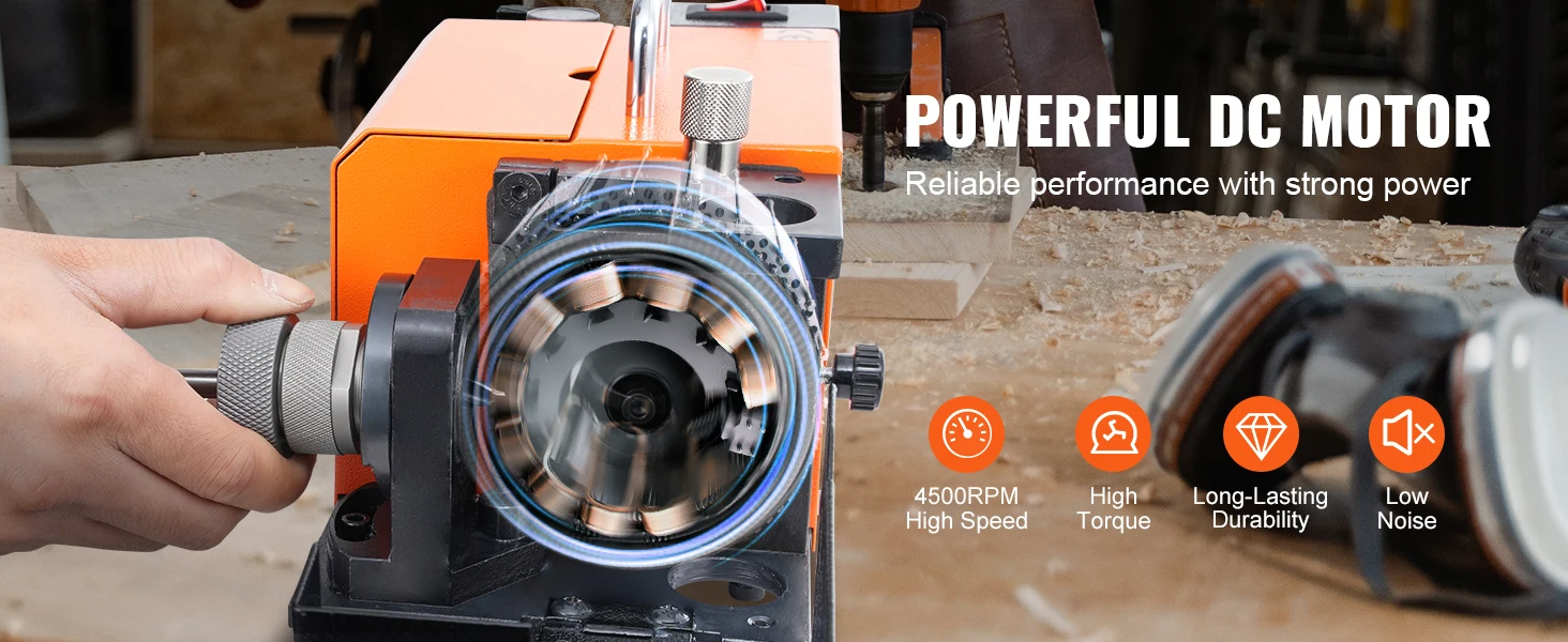 SucceBuy Drill Bits Sharpener MR-13A MR-13B MR-20G Mill Grinder Portable Sharpening Machine with 18/11 Collets For Workshop