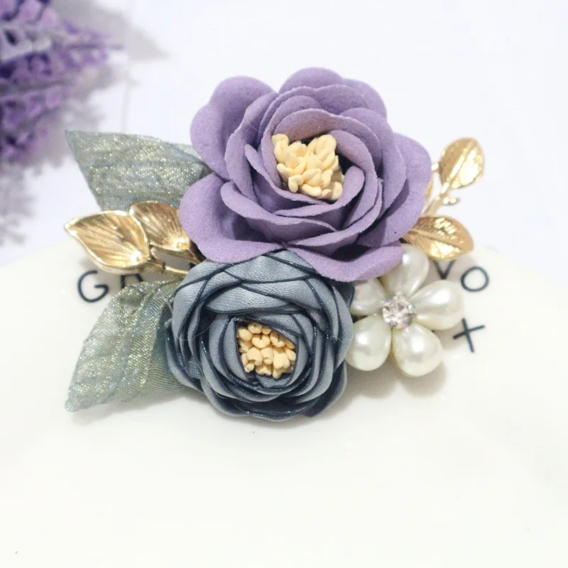10Pcs/Set Mix Fabric Flowers Simulation Flower Head Decoration Flowers For DIY Accessories