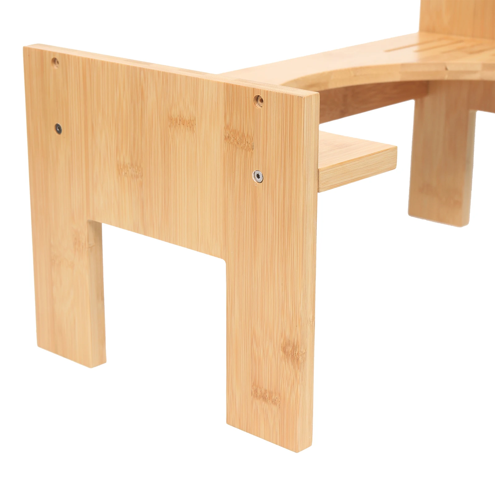 Bamboo Toilet Stool Multi-functional Toilet Stool Poop Stool, Toilet Assistance Steps Stool for Kids and Seniors